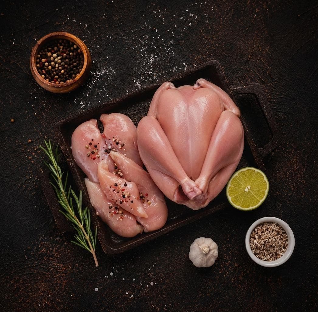 Skinless chicken