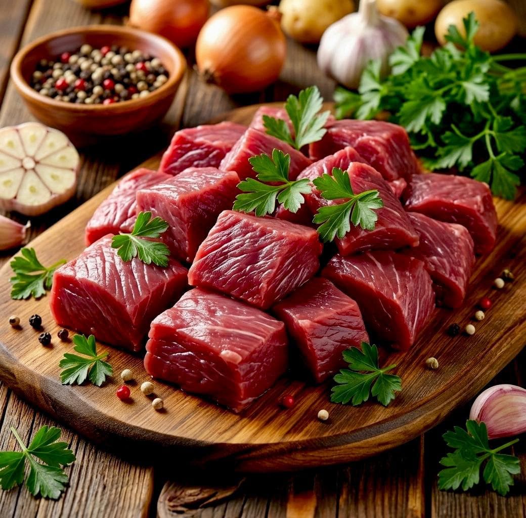 Boneless mutton